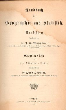 Wappaeus Handbuch der Geographie